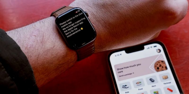 UBER DỪNG HỖ TRỢ TRÊN APPLE WATCH