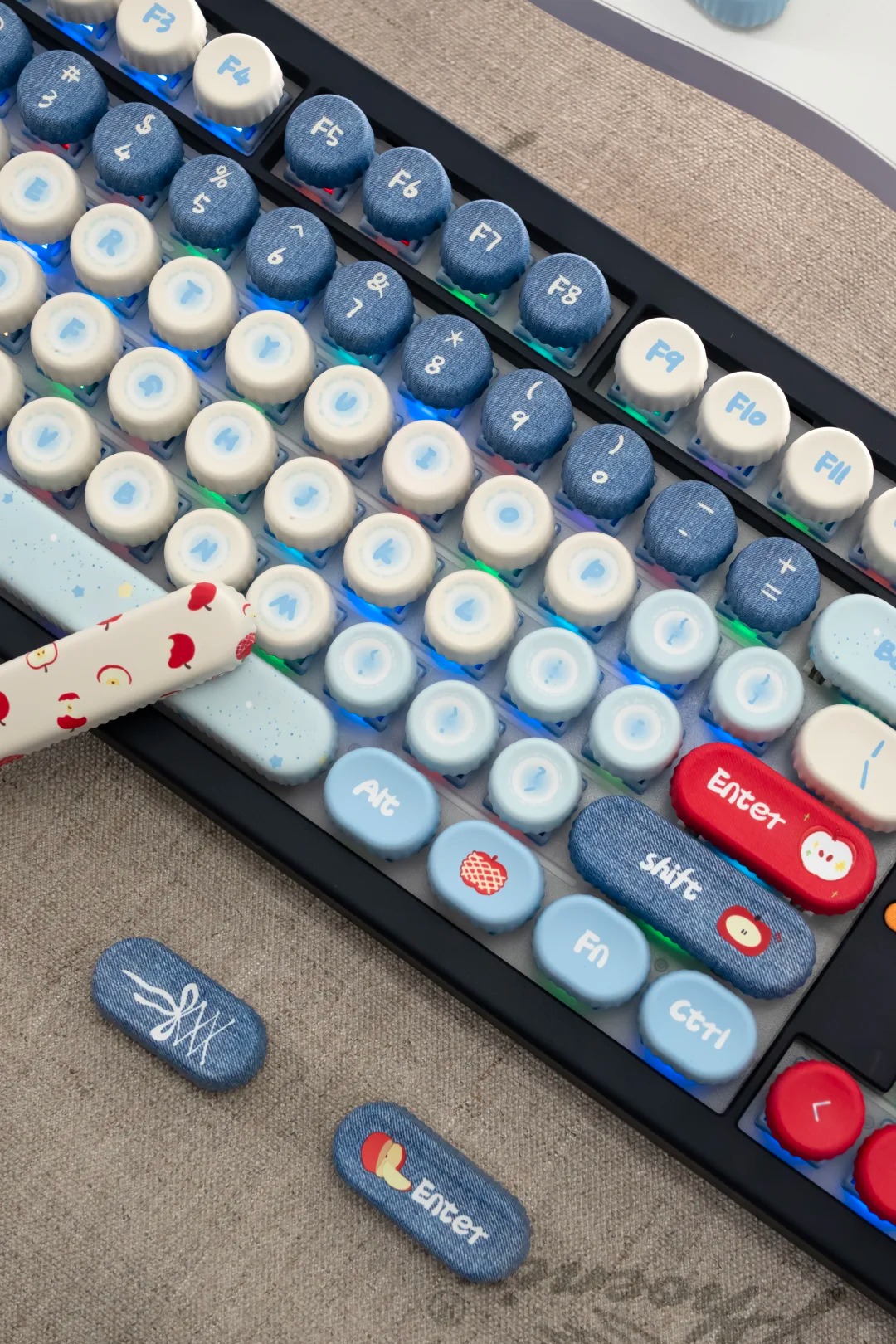 Keycap akko nắp chai Sea Salt Apple ( PBT/ Dyesub5D )