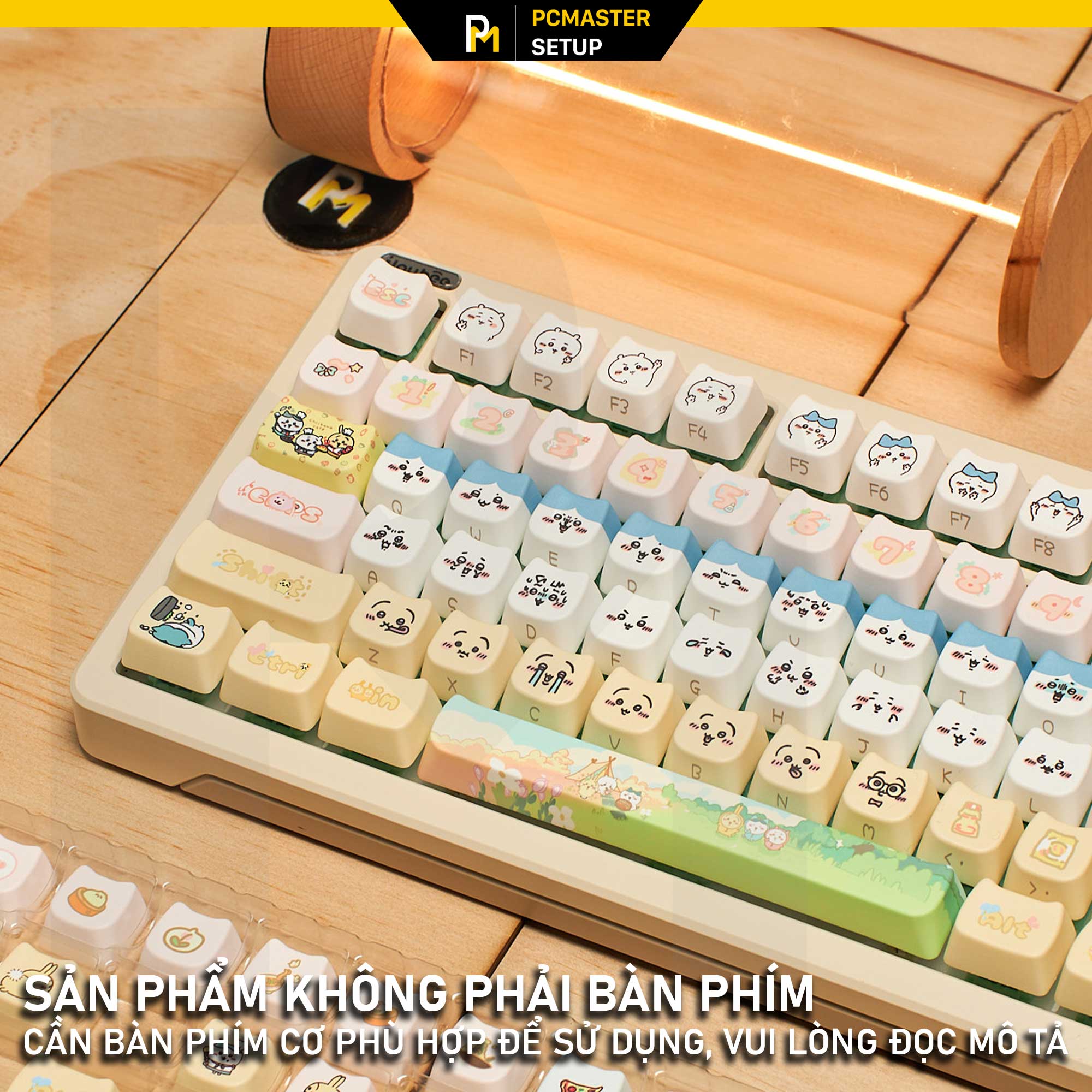 Keycaps pbt Chiikawa ( profile MOA/PBT/dyesub 5D )