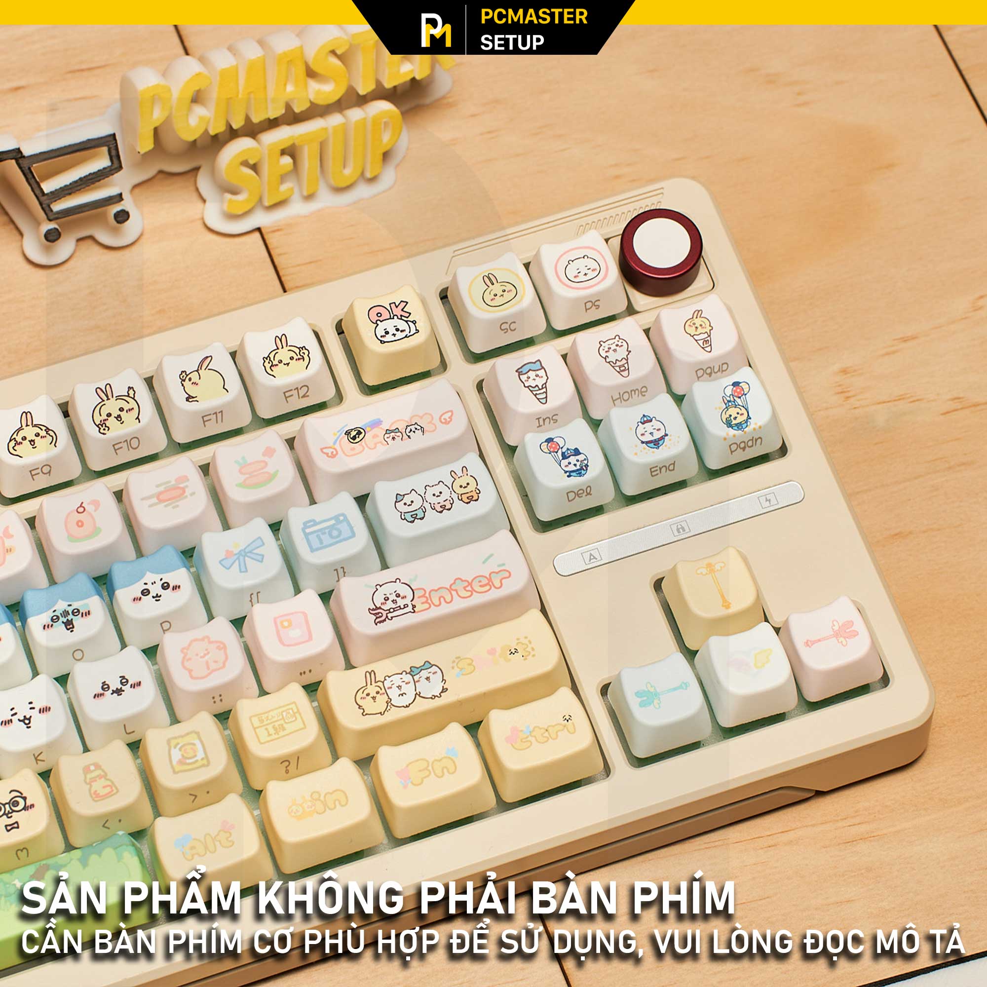 Keycaps pbt Chiikawa ( profile MOA/PBT/dyesub 5D )