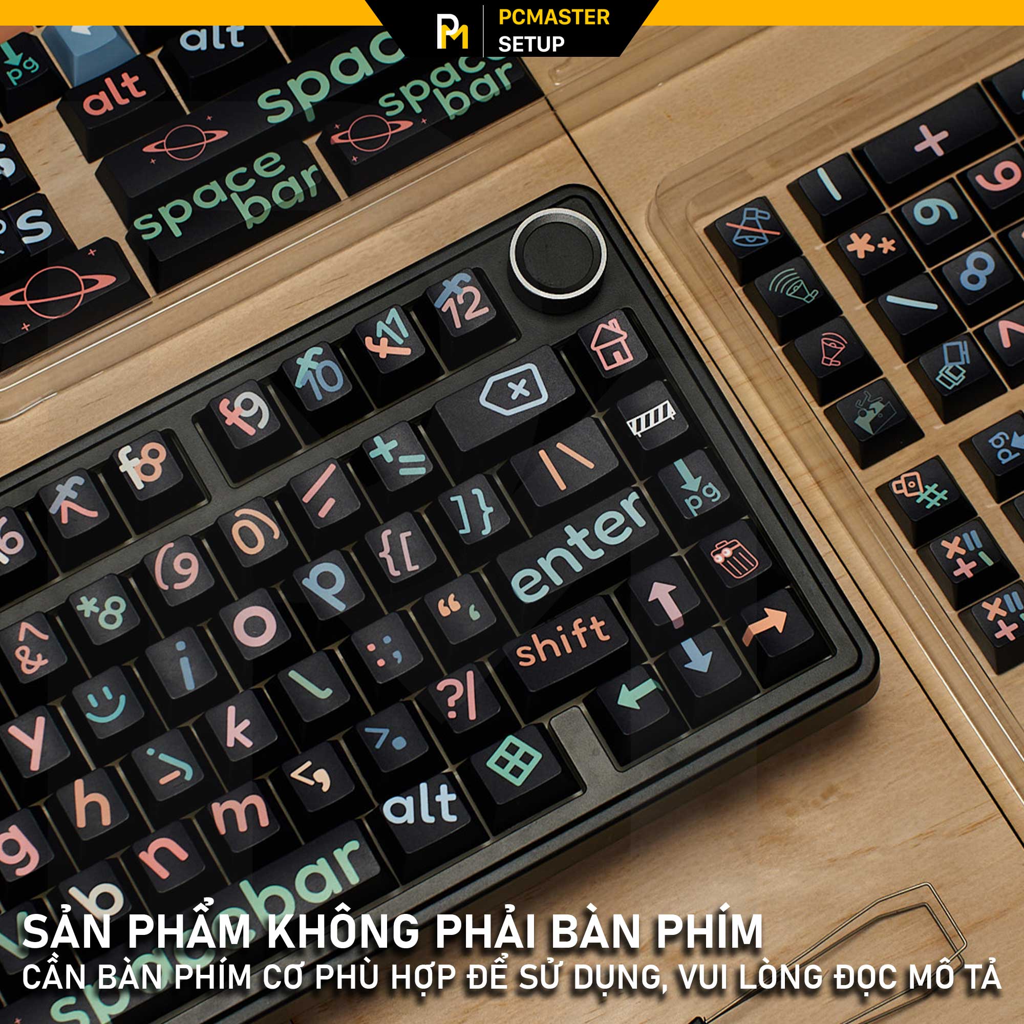 Keycaps Big Black Characters ( profile Cherry/PBT/dyesub 5D )