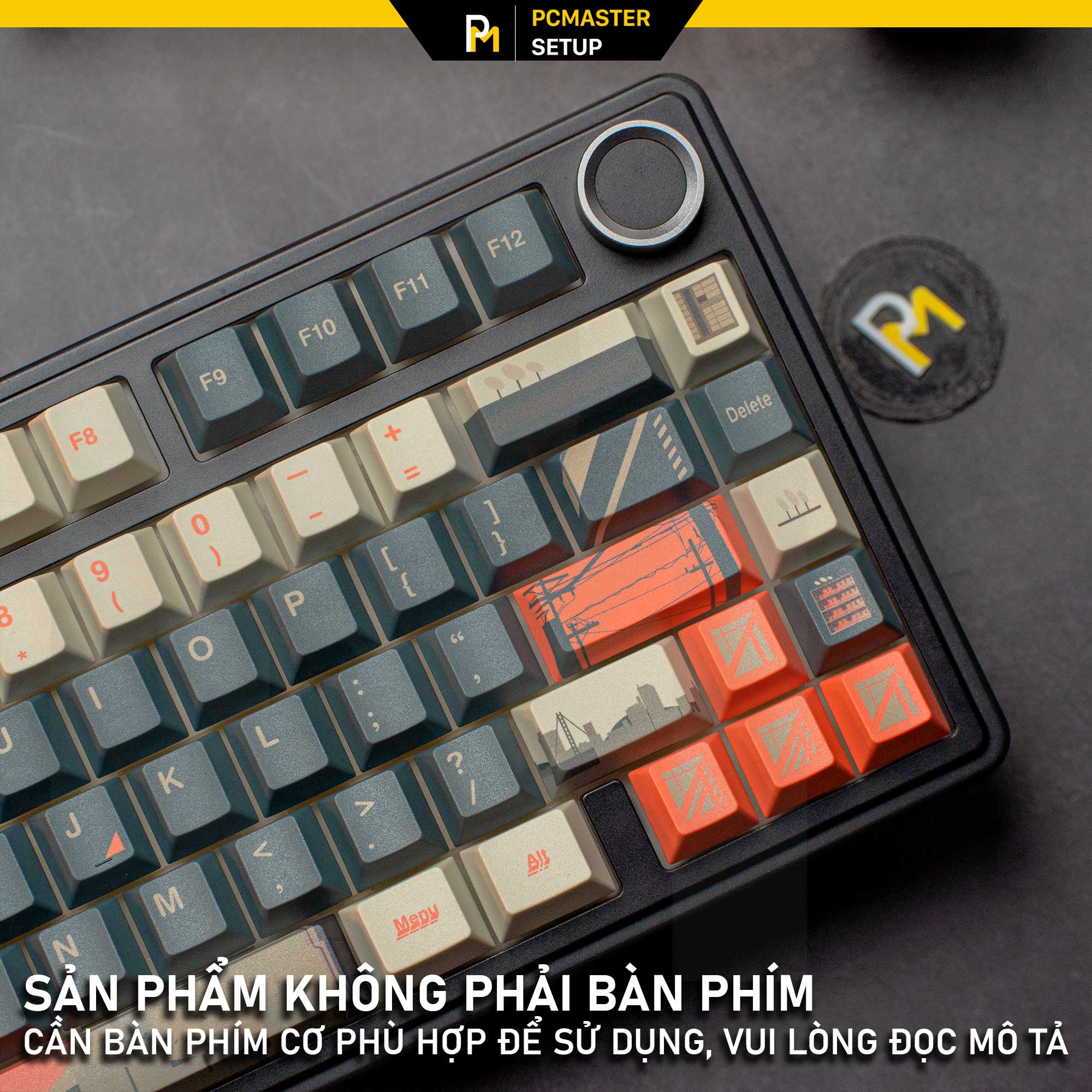 Keycap City Shadow ( PBT/ Deysub 5D/ Cherry Profile )