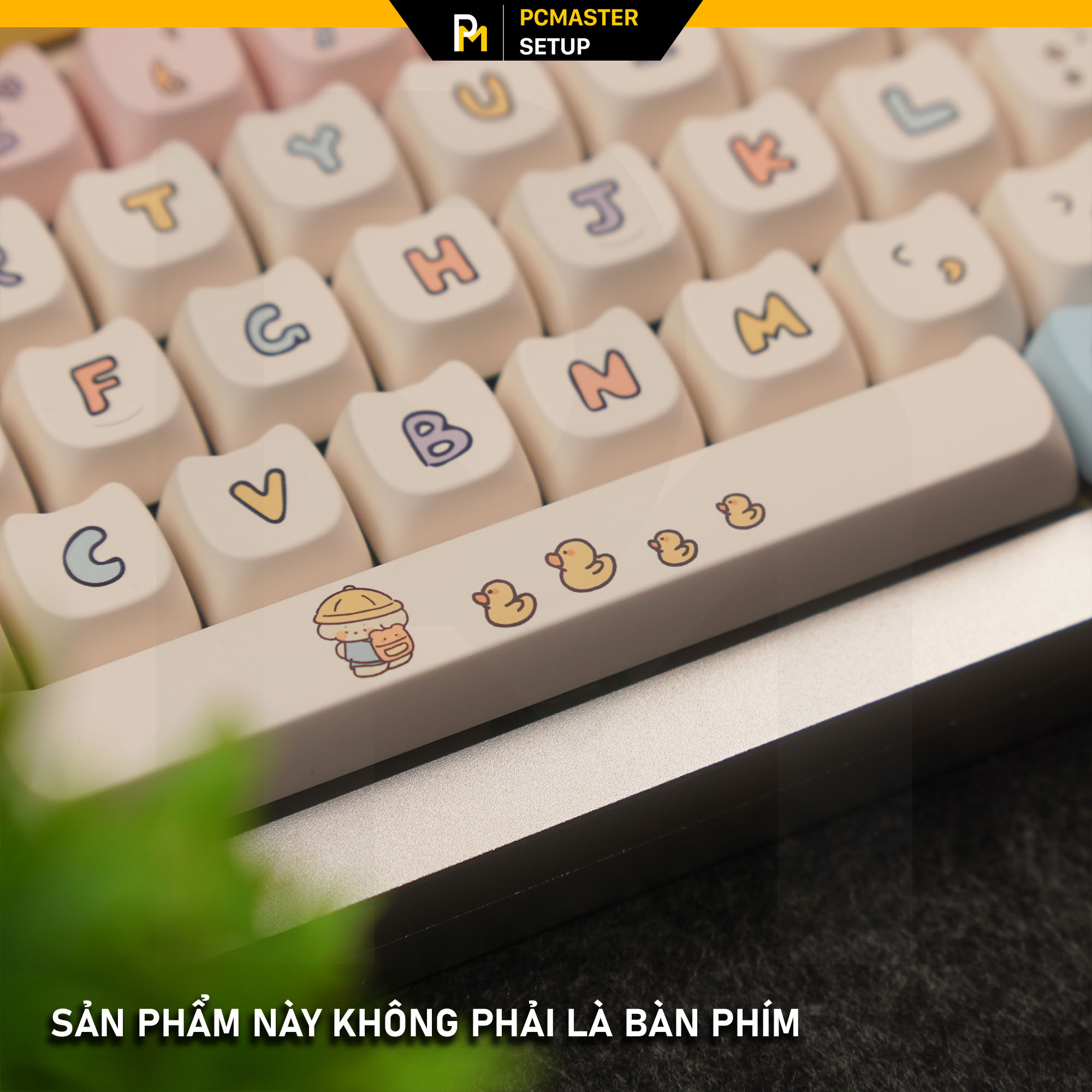 Keycap pbt Puppy profile MAO hoạ tiết dyesub bền bỉ