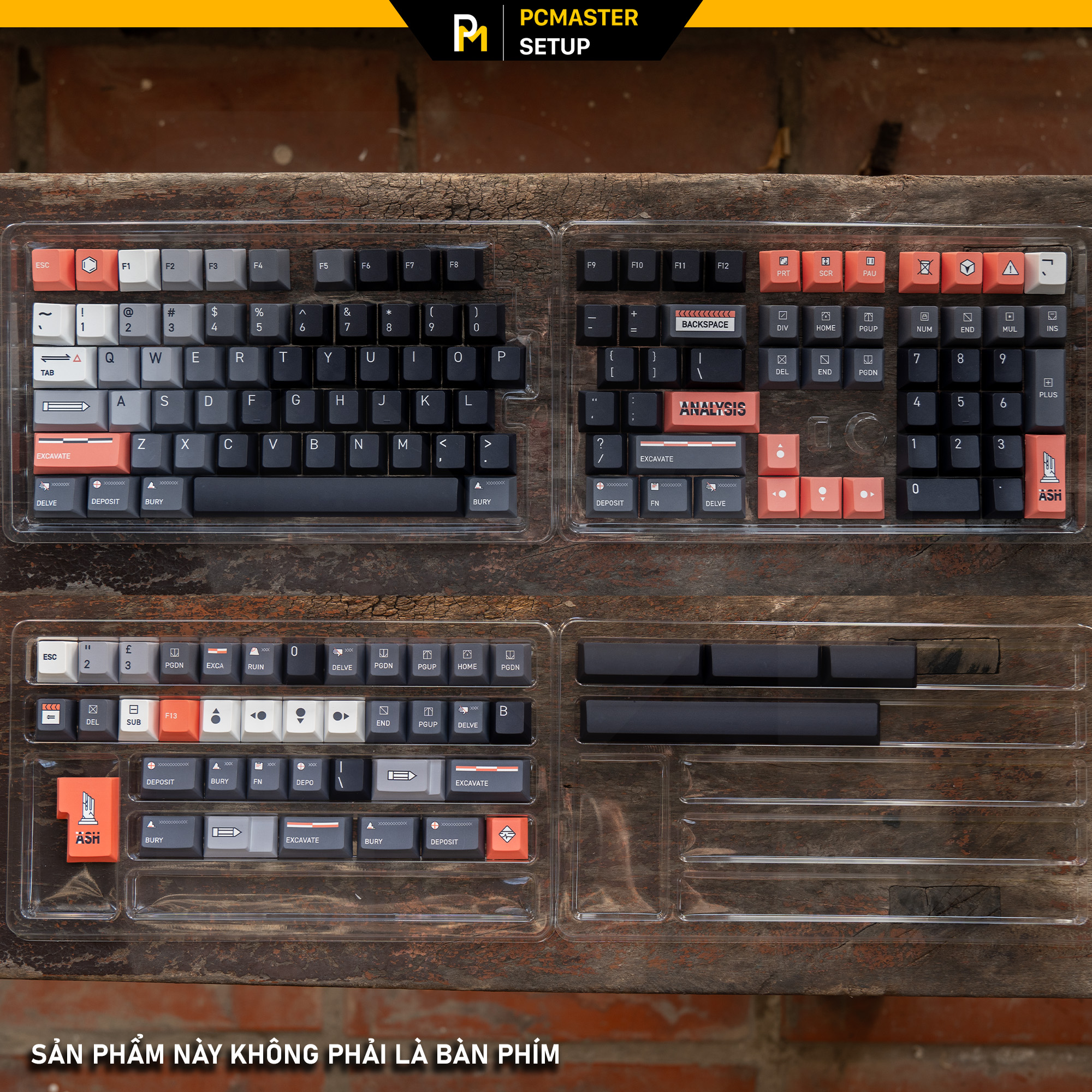 Keycaps pbt Future Archaeology ( profile Cherry/PBT/dyesub 5D )