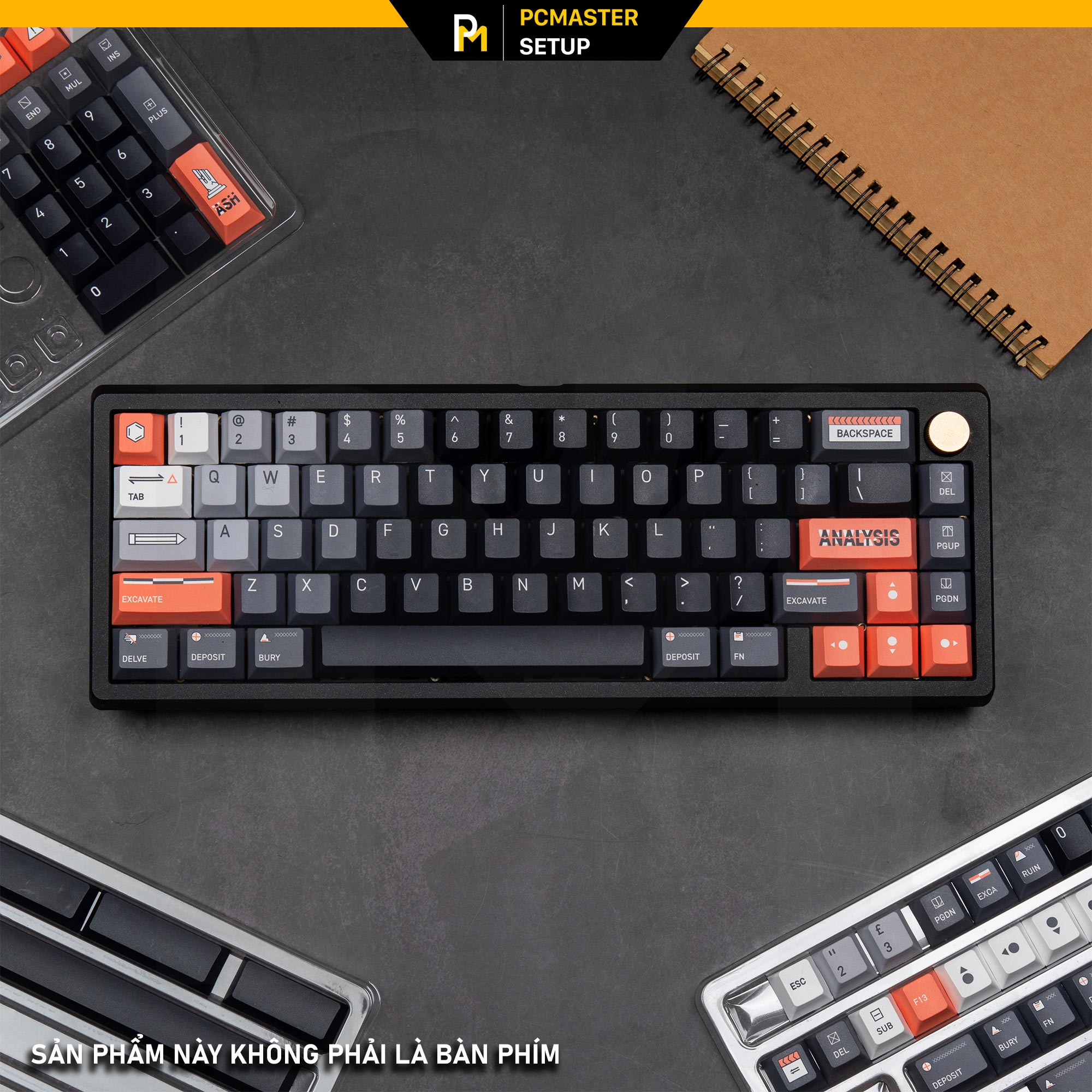 Keycaps pbt Future Archaeology ( profile Cherry/PBT/dyesub 5D )