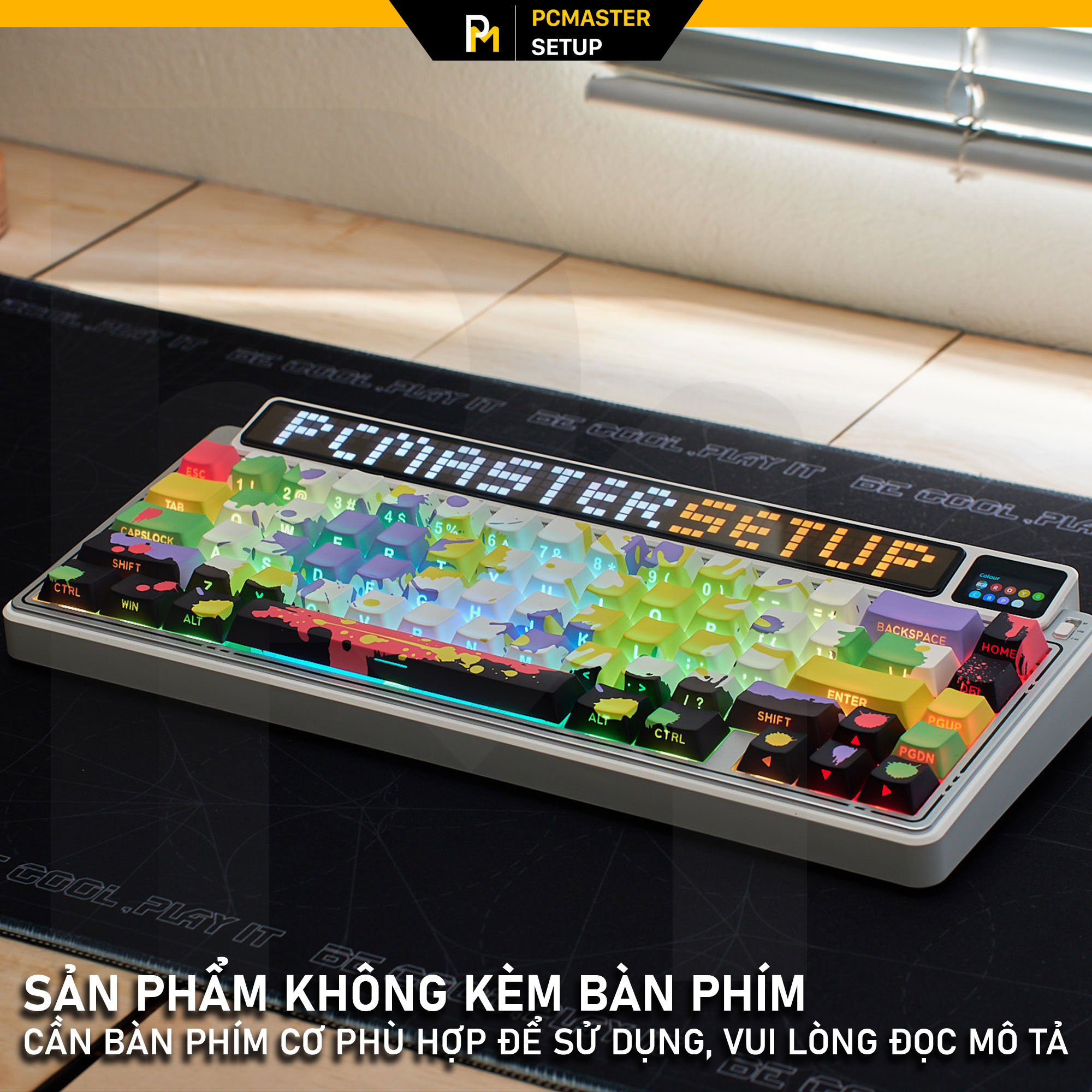 Keycaps xuyên led Graffiti (Profile Cherry /Doubleshot /PBT )