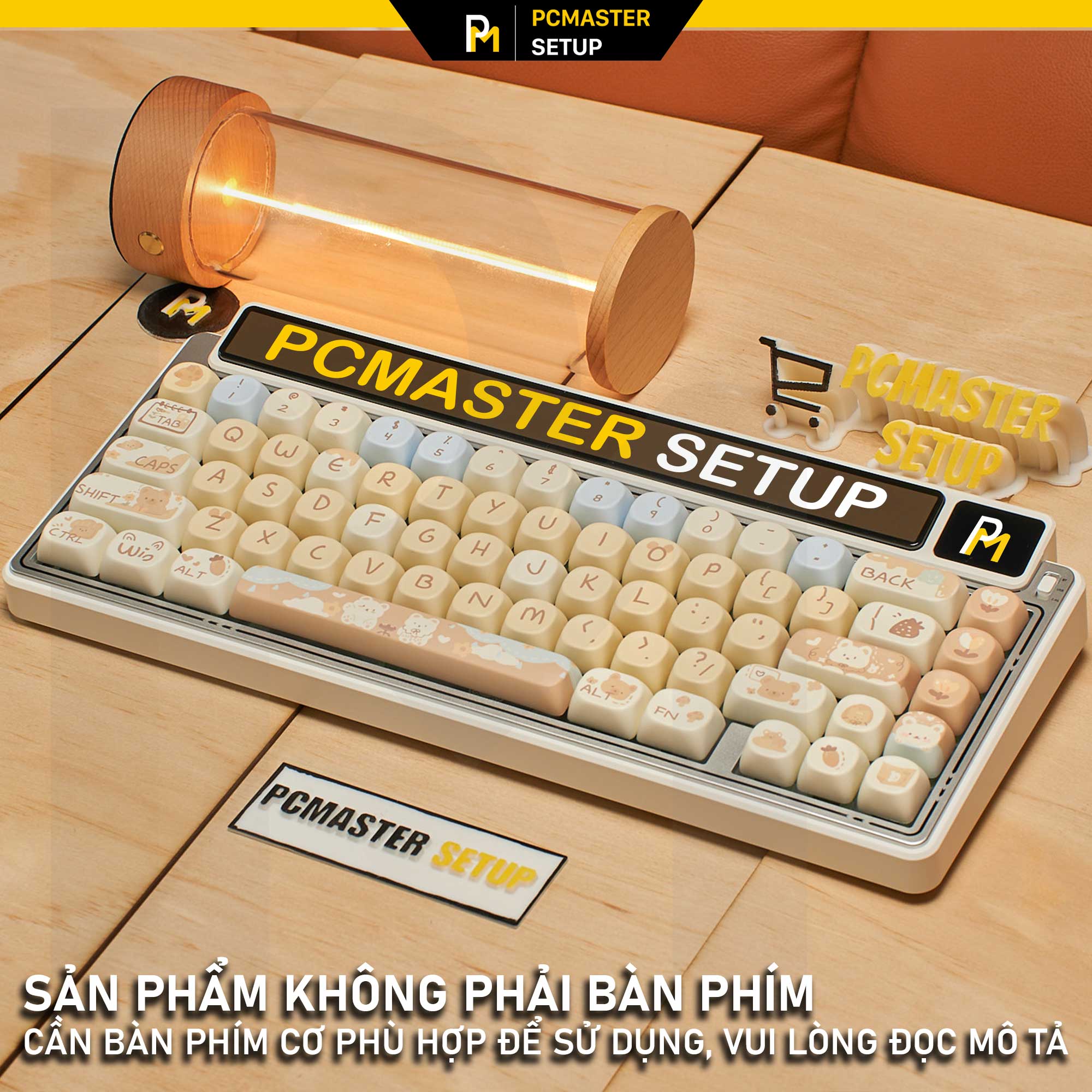 Keycaps pbt Sea Salt Bear ( profile MOA/PBT/dyesub 5D )