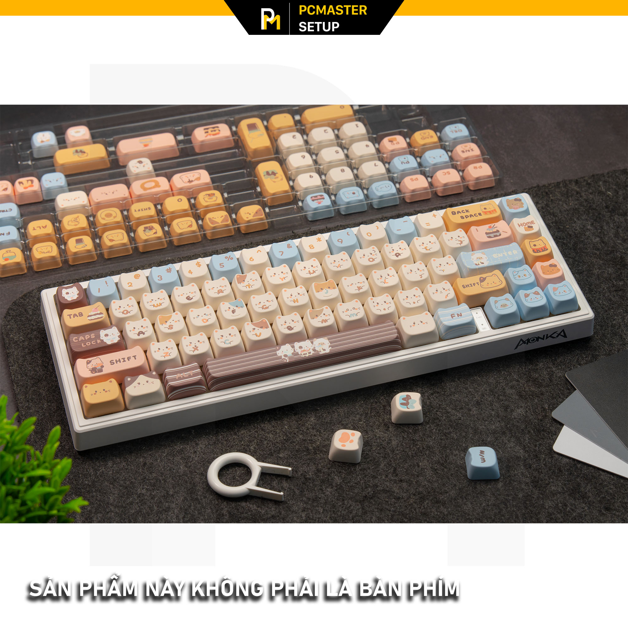 Keycaps Haiyan Meo  ( profile MAO/PBT/dyesub 5D )