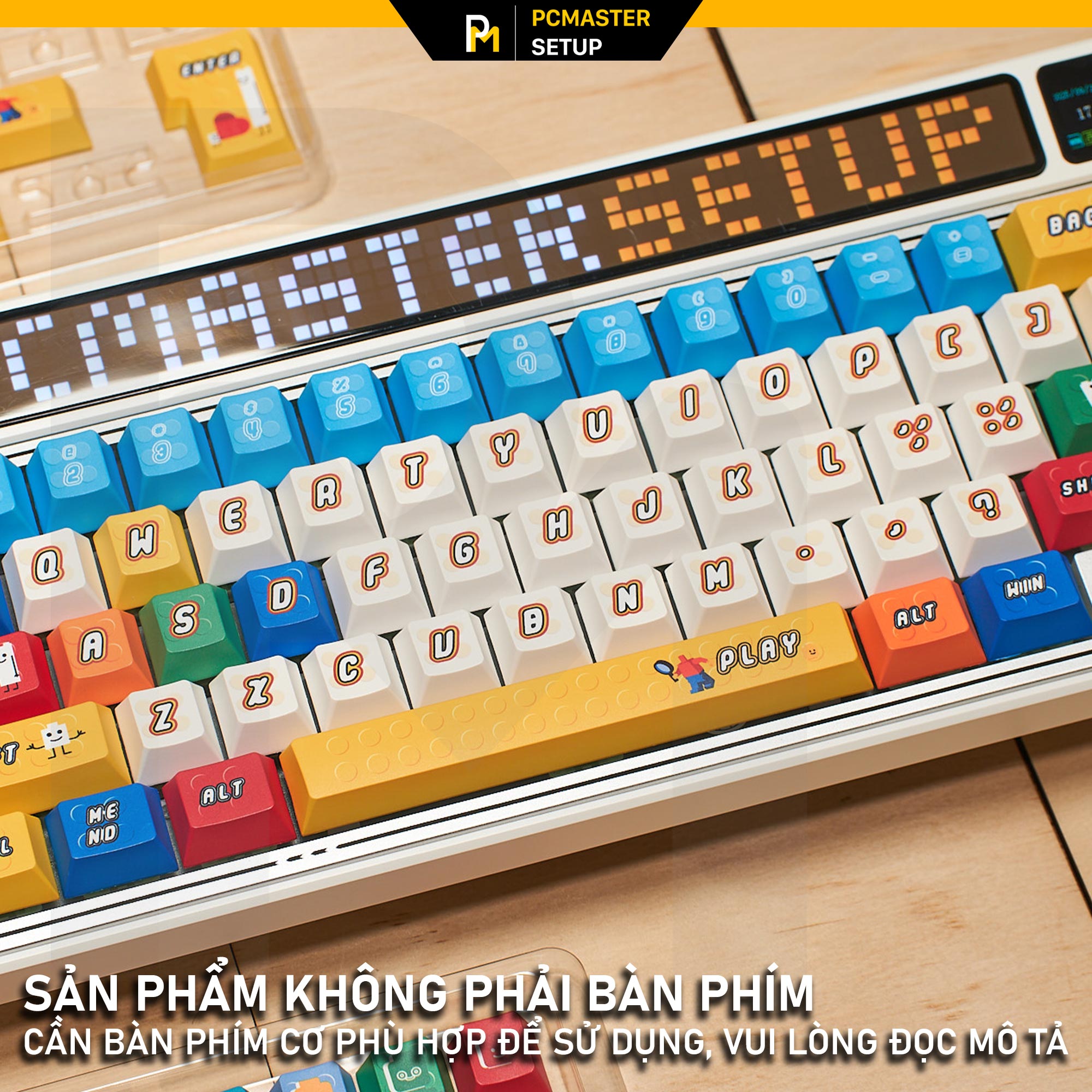 Keycaps pbt LEGO ( profile Cherry/PBT/dyesub 5D )