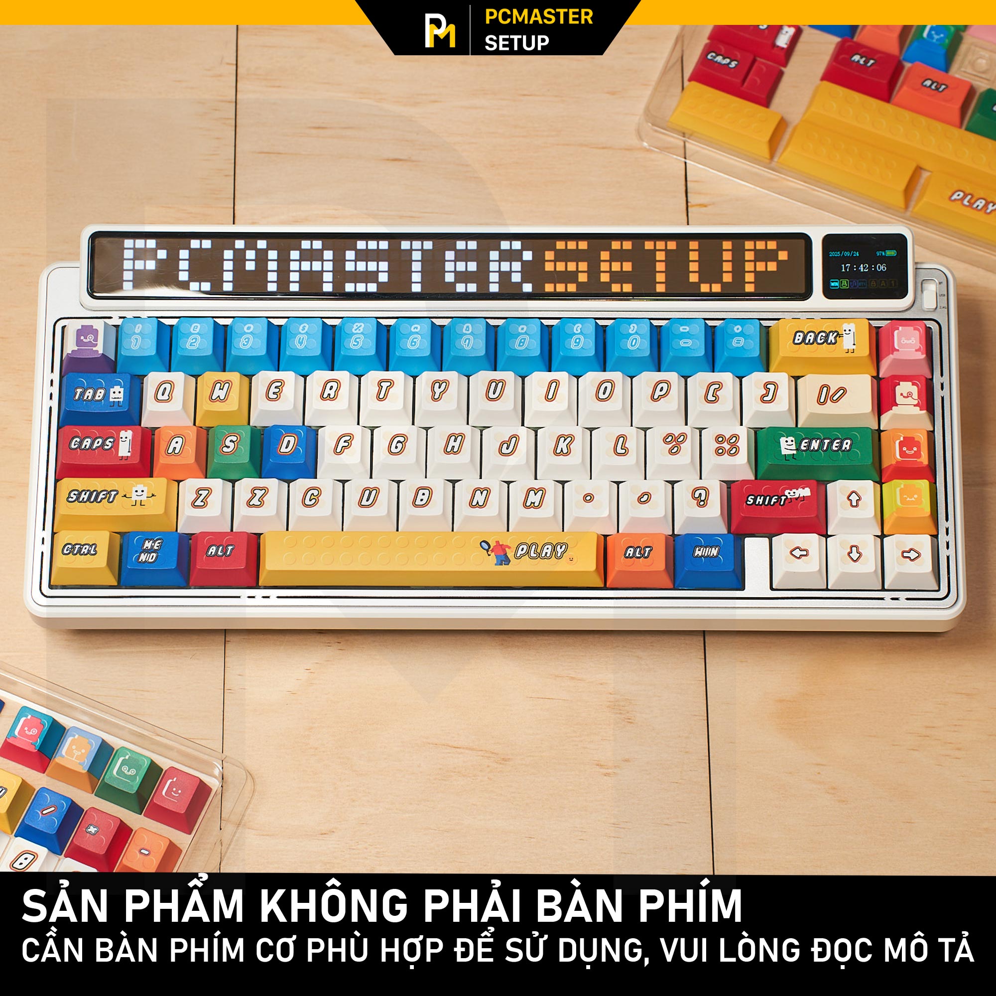 Keycaps pbt LEGO ( profile Cherry/PBT/dyesub 5D )