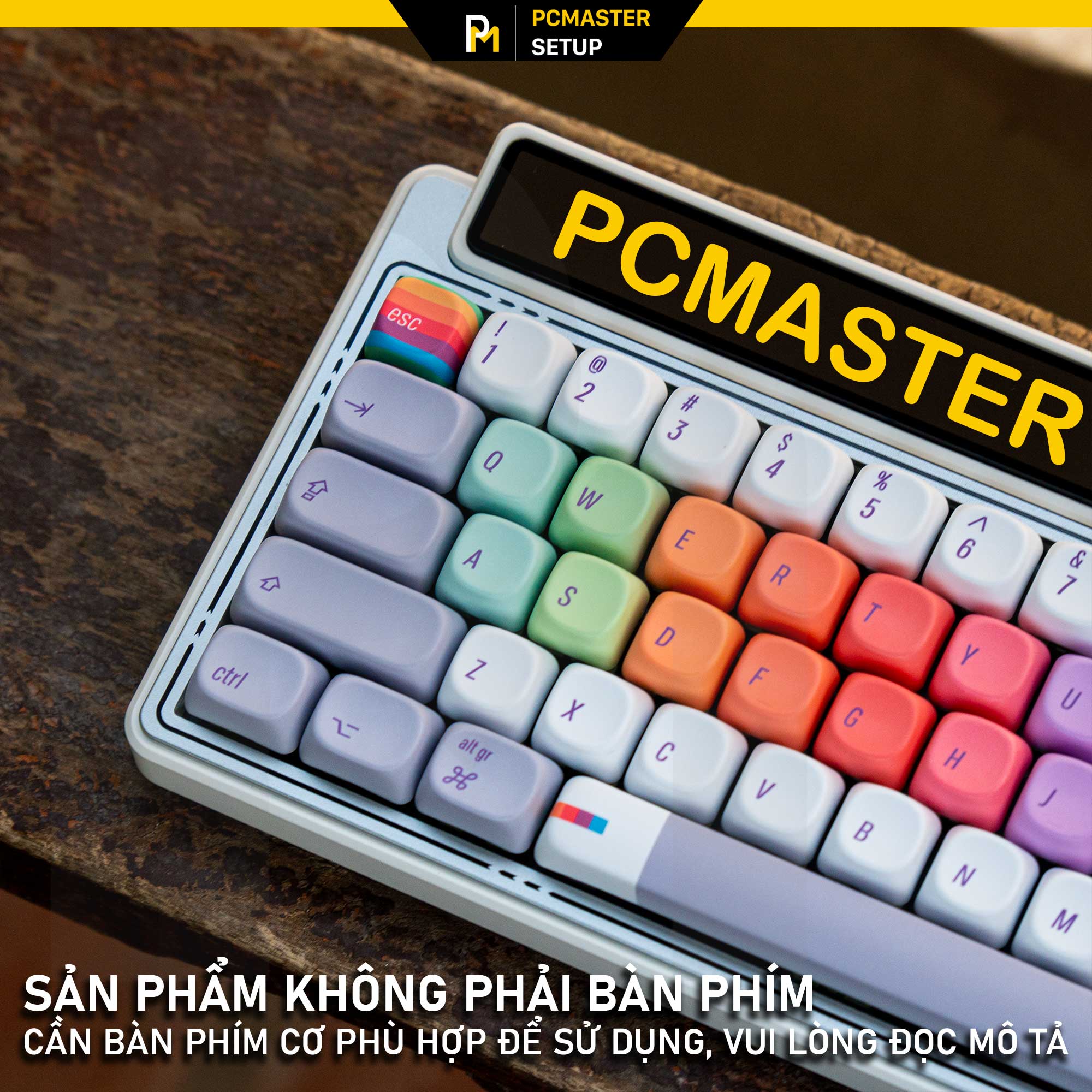 Keycaps pbt Mac Retro ( profile MOA/PBT/dyesub 5D )