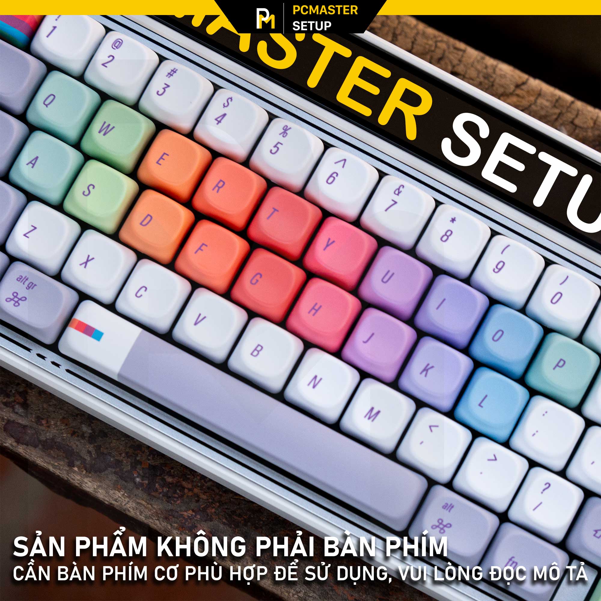 Keycaps pbt Mac Retro ( profile MOA/PBT/dyesub 5D )
