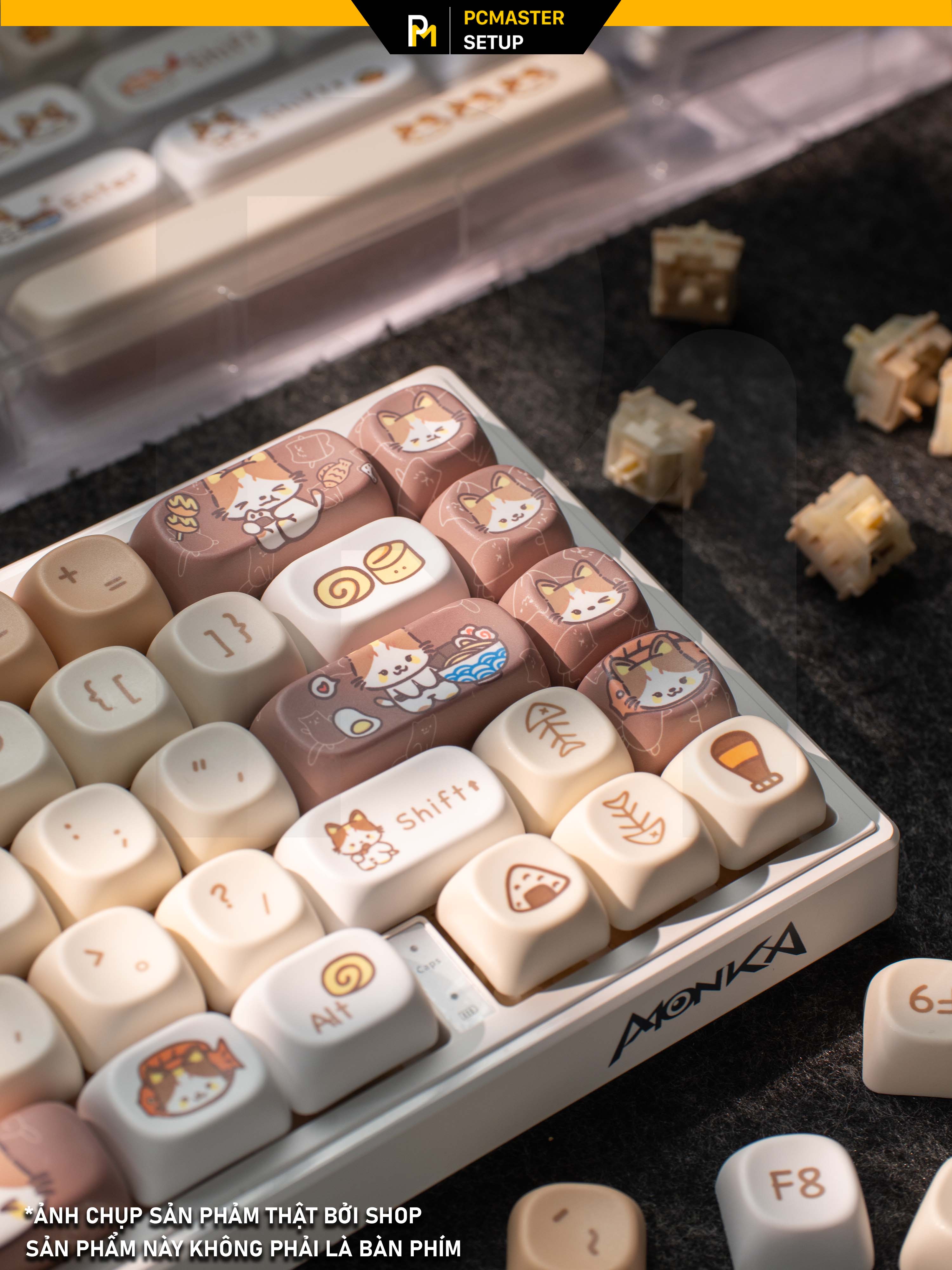 Keycaps pbt MeoMeo ( profile MOA/PBT/dyesub 5D )