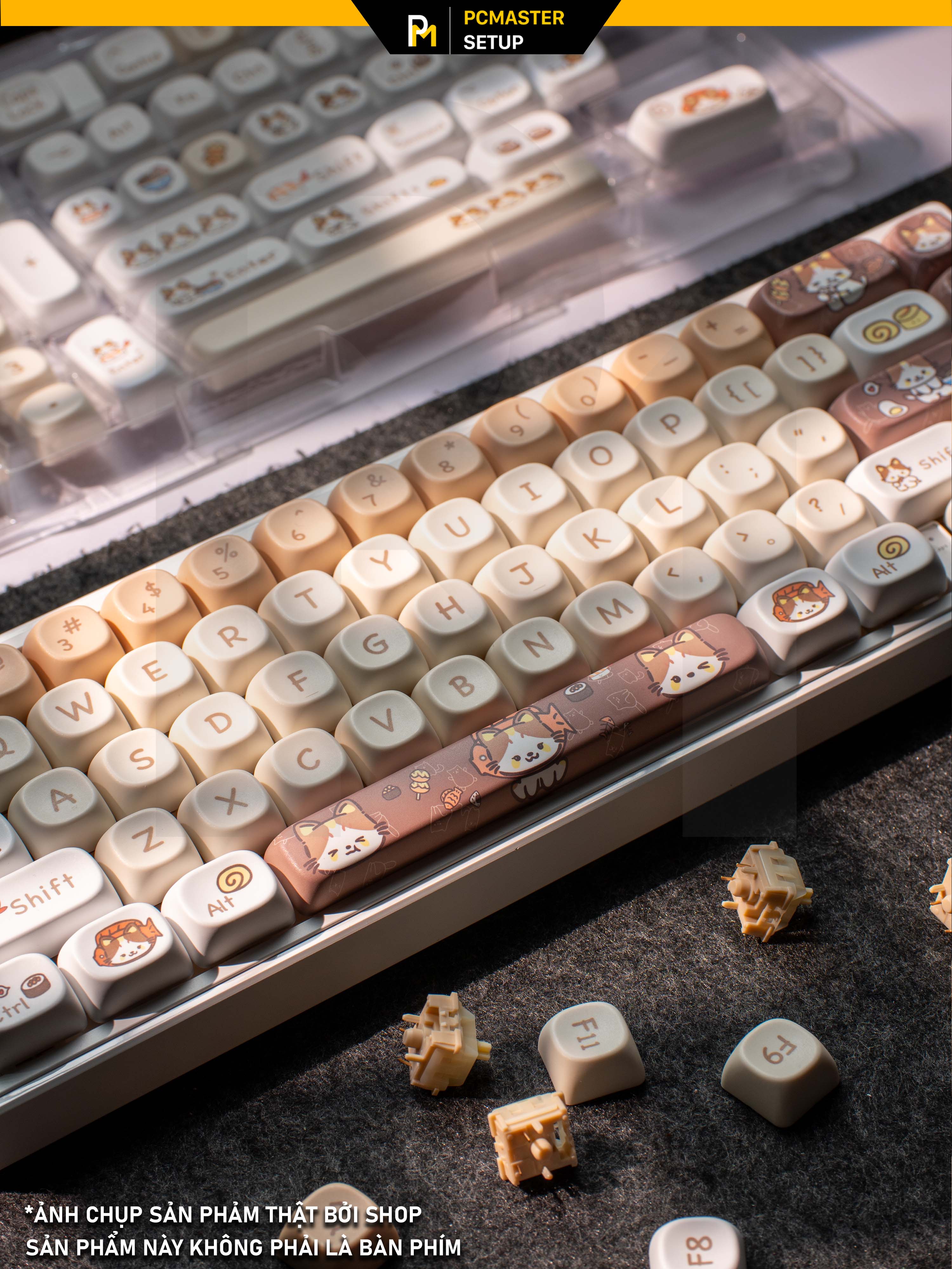 Keycaps pbt MeoMeo ( profile MOA/PBT/dyesub 5D )