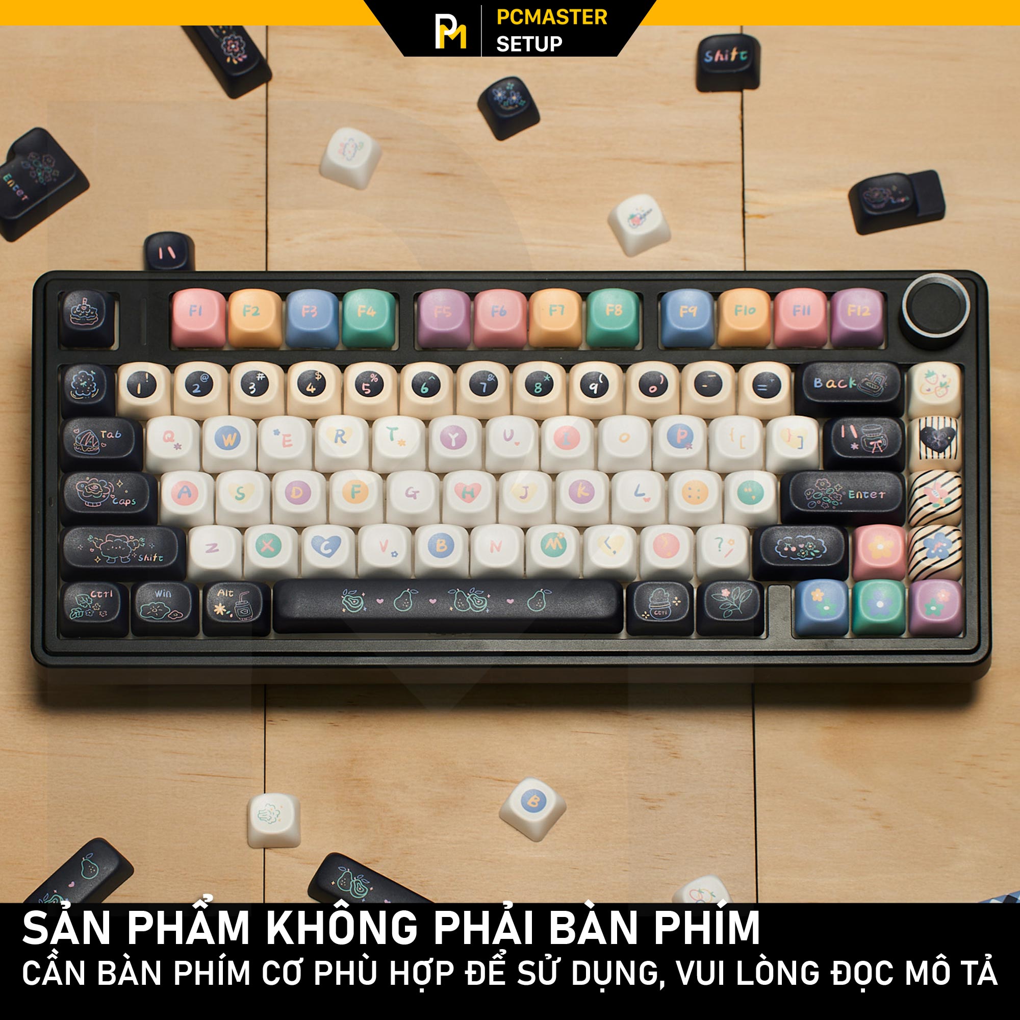Keycaps pbt Sweet Chese Ice ( profile MOA/PBT/dyesub 5D )