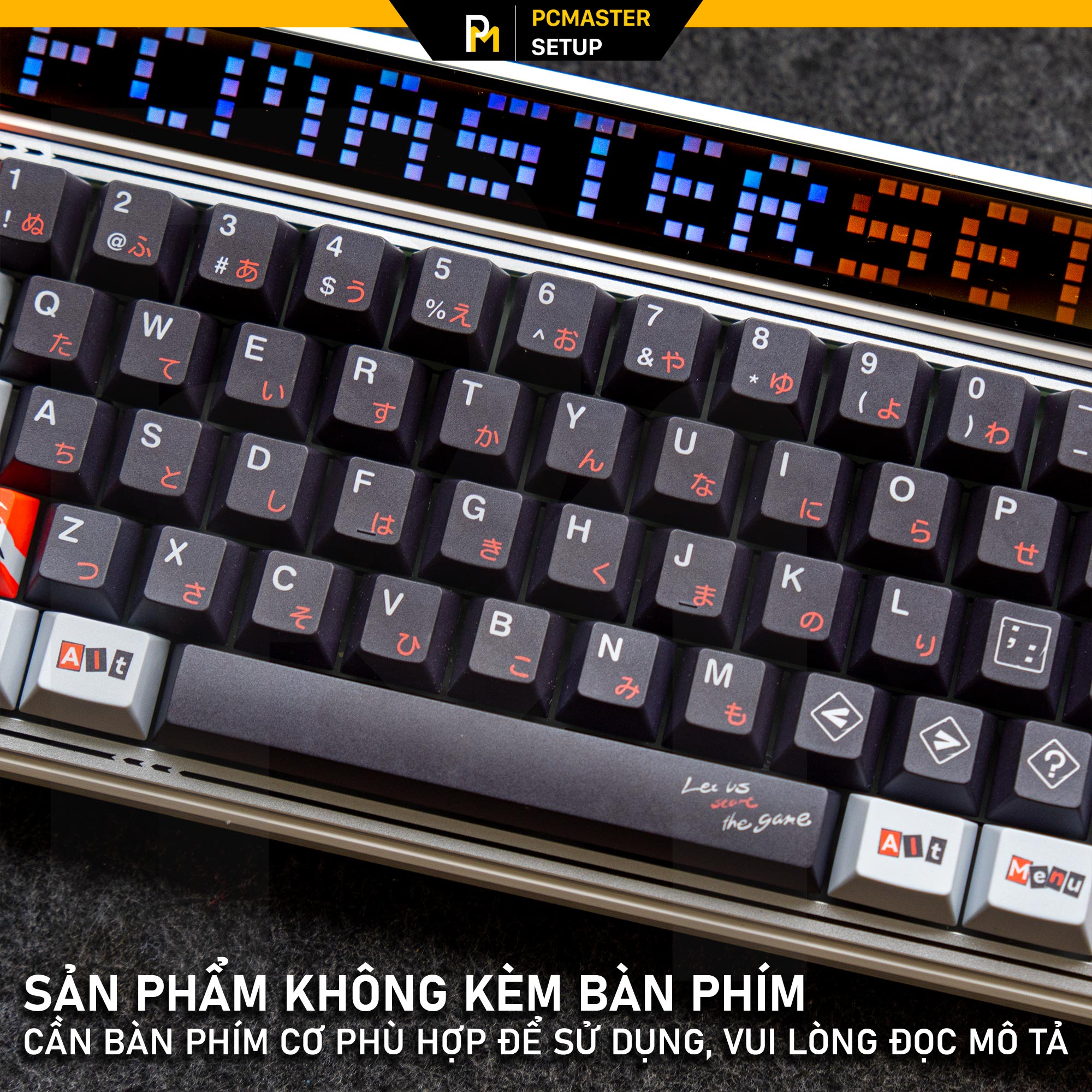Keycaps pbt PERSONA 5 ( Cherry Profile/  Dyesub 5D / hỗ trợ Alice HKKB )