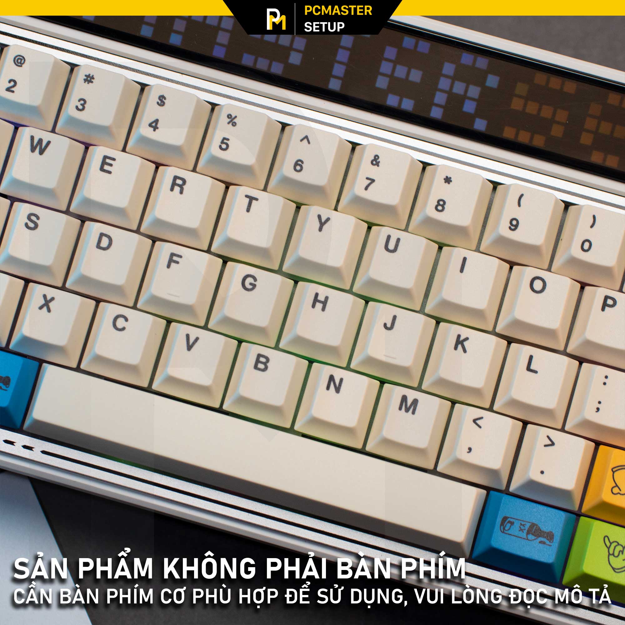 Keycap Rubber Hose ( Dyesub 5D/ PBT/ Cherry Profile)