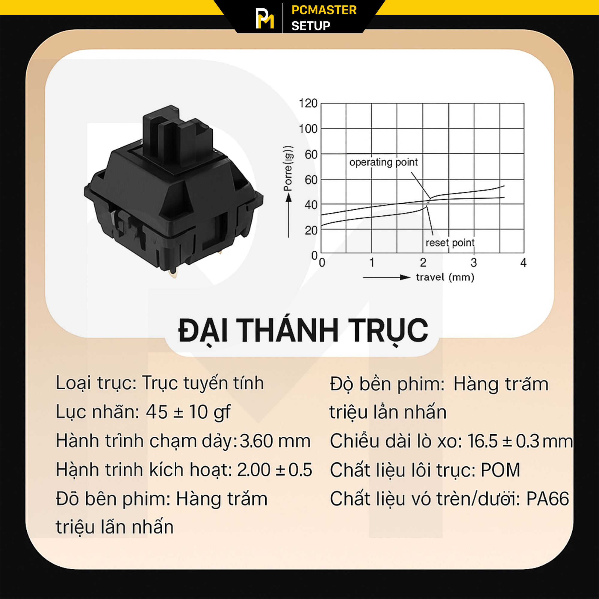 Switch Outemu Black Wukong ( Linear 45gr )