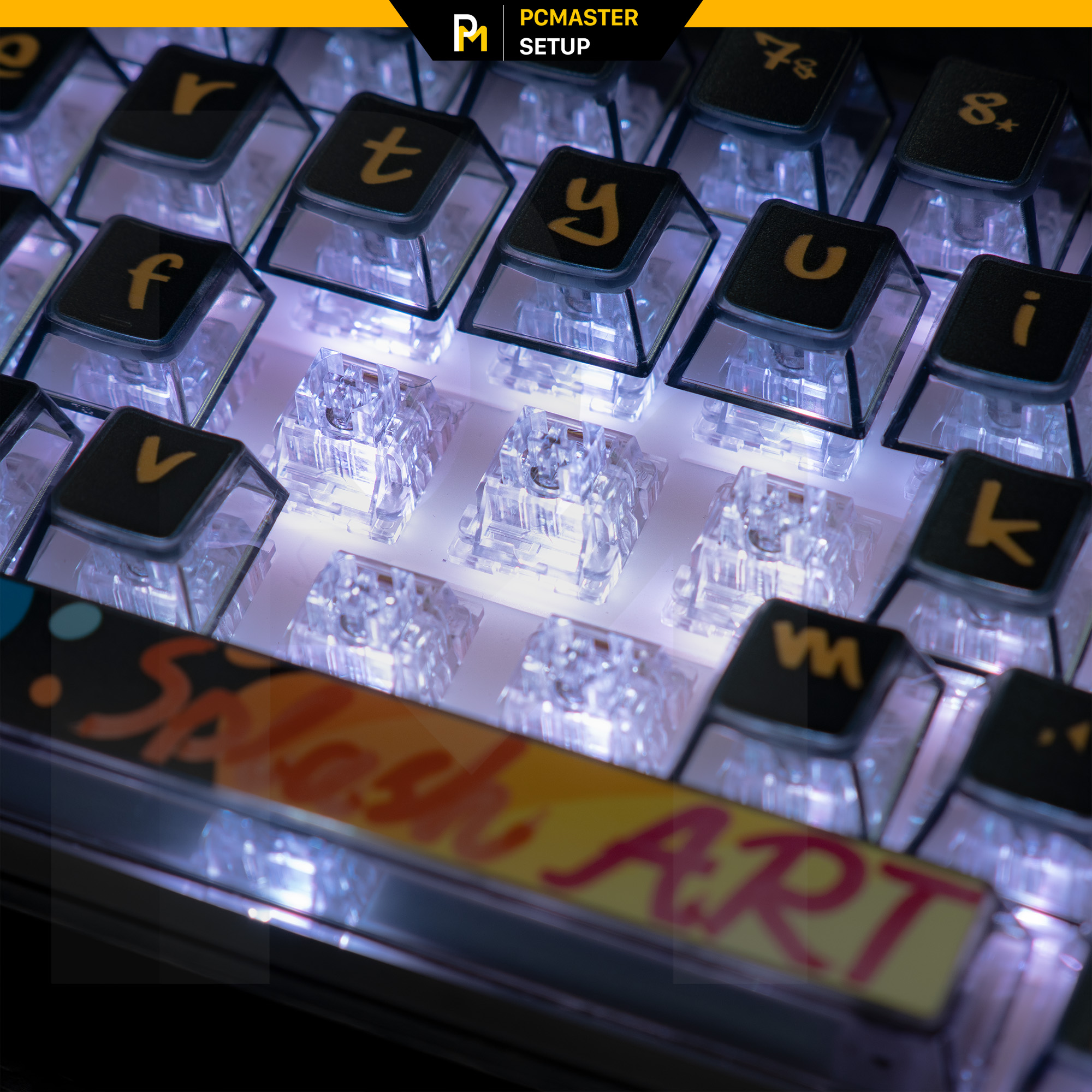 Switch Crystal Trong Suốt nhựa PC - Linear 45gr