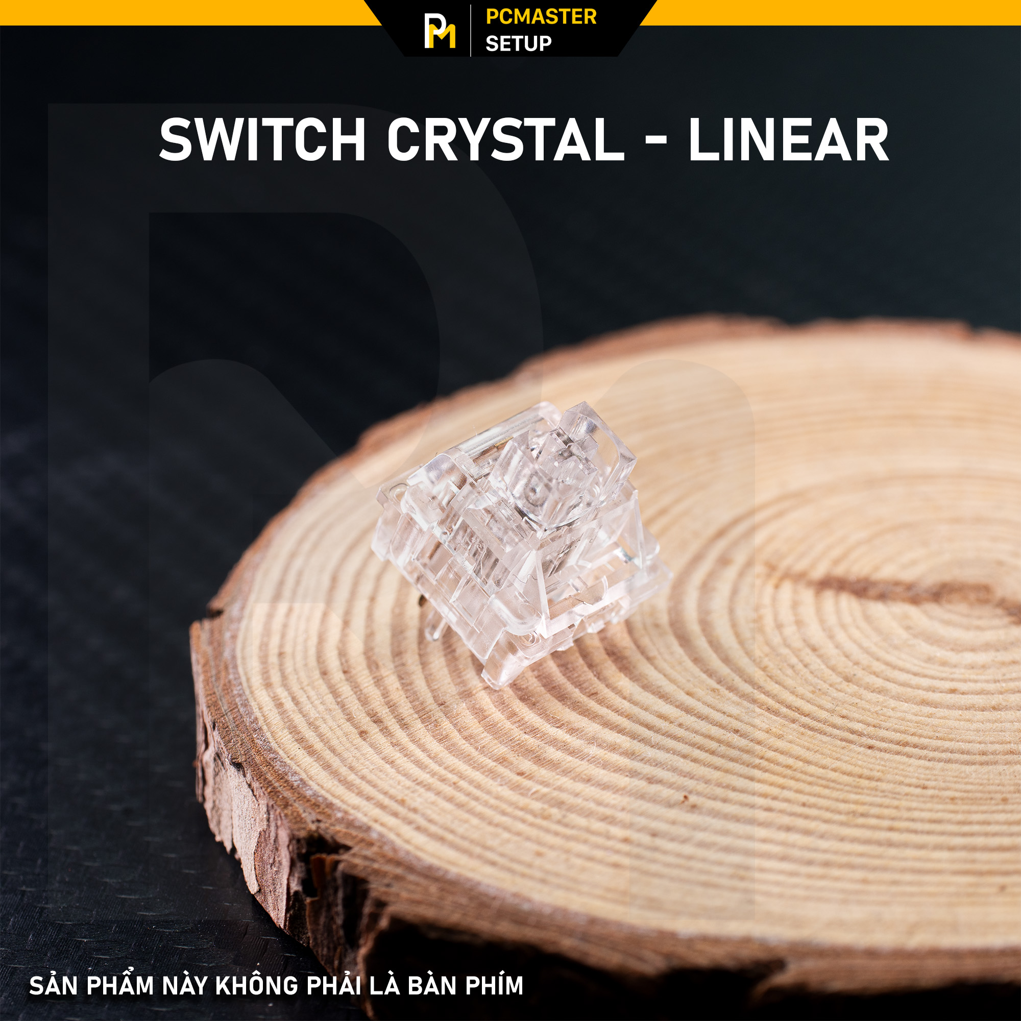Switch Crystal Trong Suốt nhựa PC - Linear 45gr