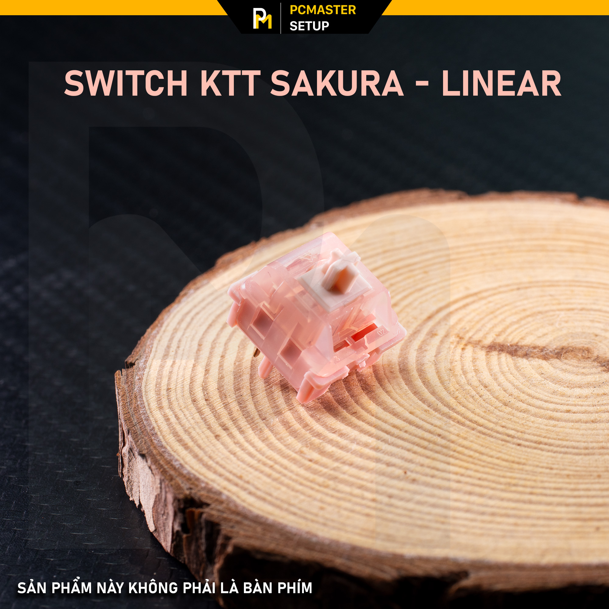 Switch KTT Late Sakura linear sử dụng cho bàn phím cơ (42gf)