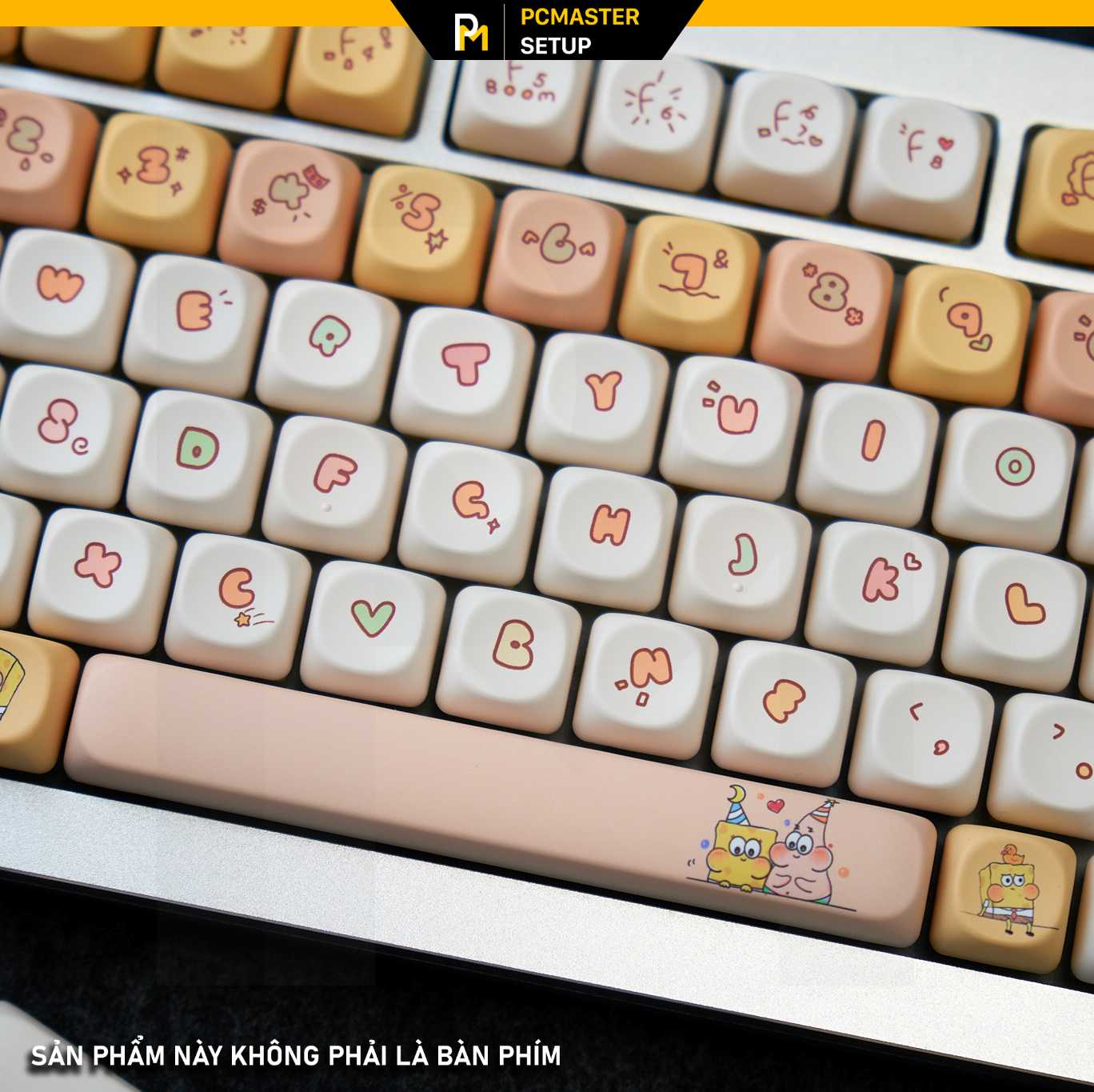 Keycaps pbt Sponge Bob ( Profile MOA /PBT /dyesub5D )