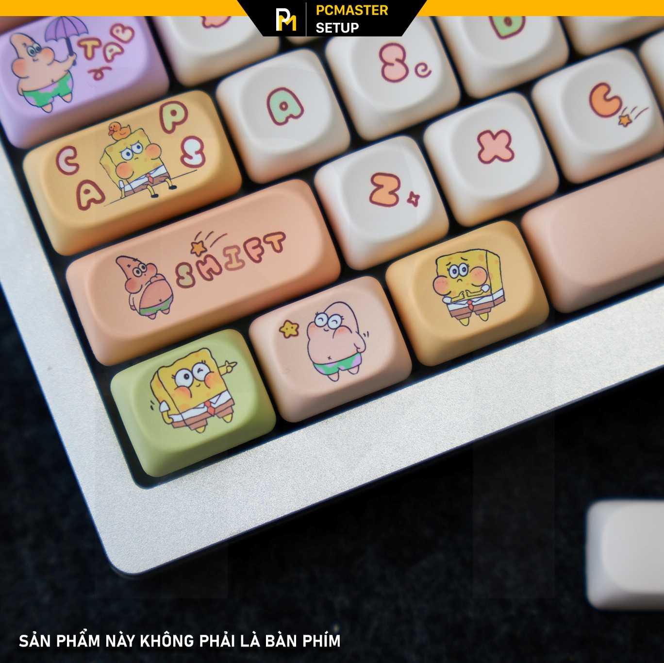 Keycaps pbt Sponge Bob ( Profile MOA /PBT /dyesub5D )