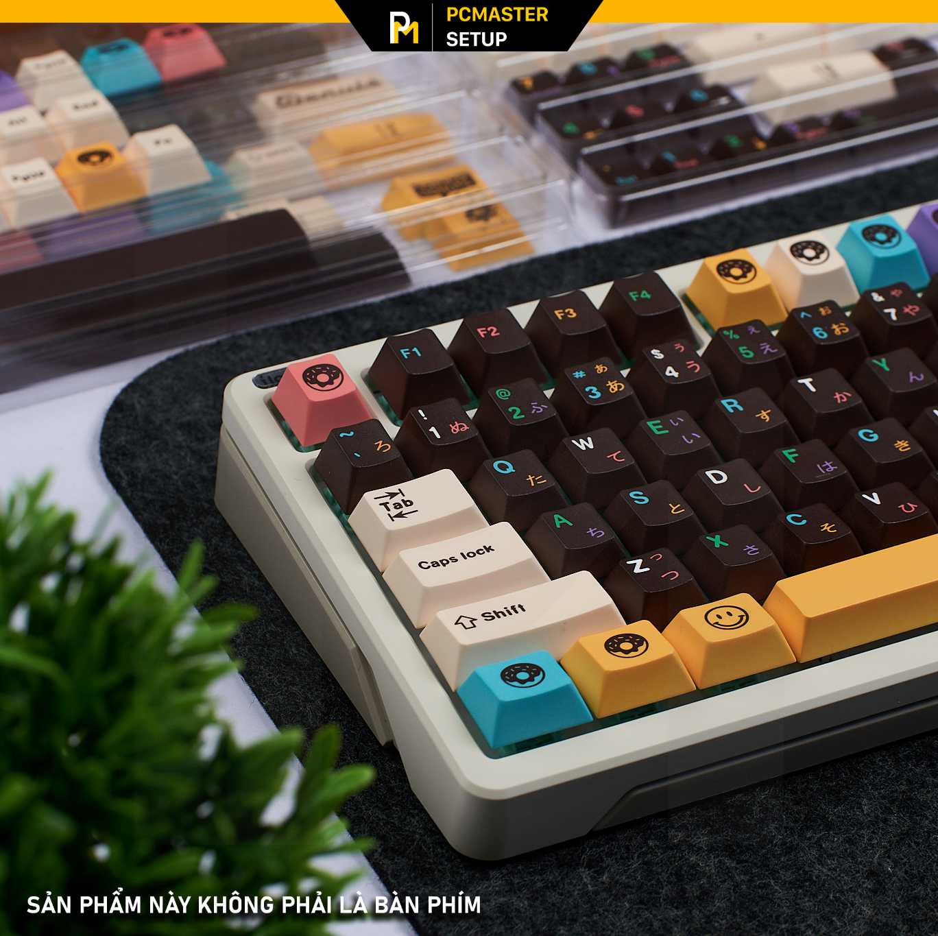 Keycaps pbt Donut ( profile Cherry/PBT/dyesub 5D )