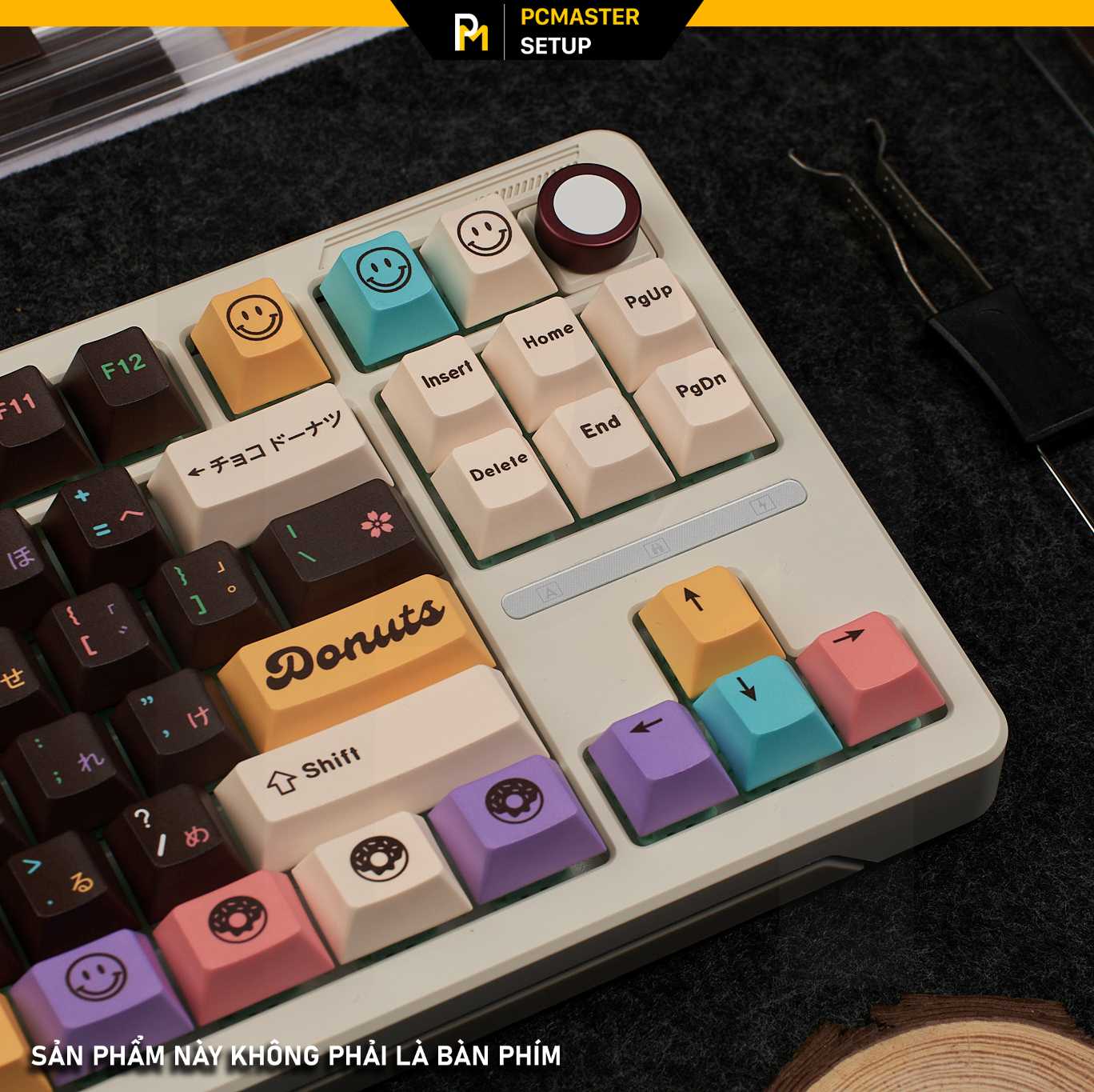 Keycaps pbt Donut ( profile Cherry/PBT/dyesub 5D )