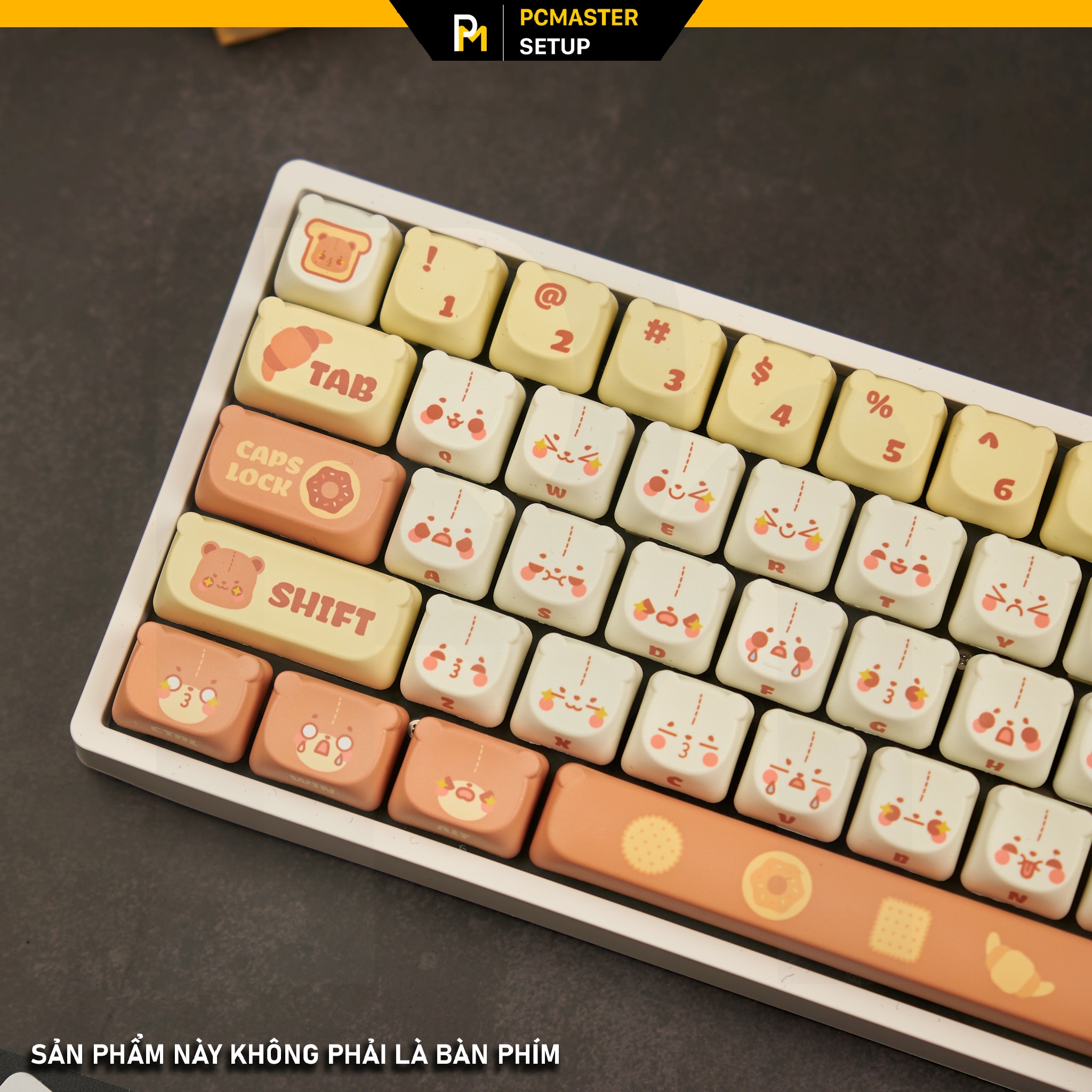 Keycap bánh quy gấu profile EAO