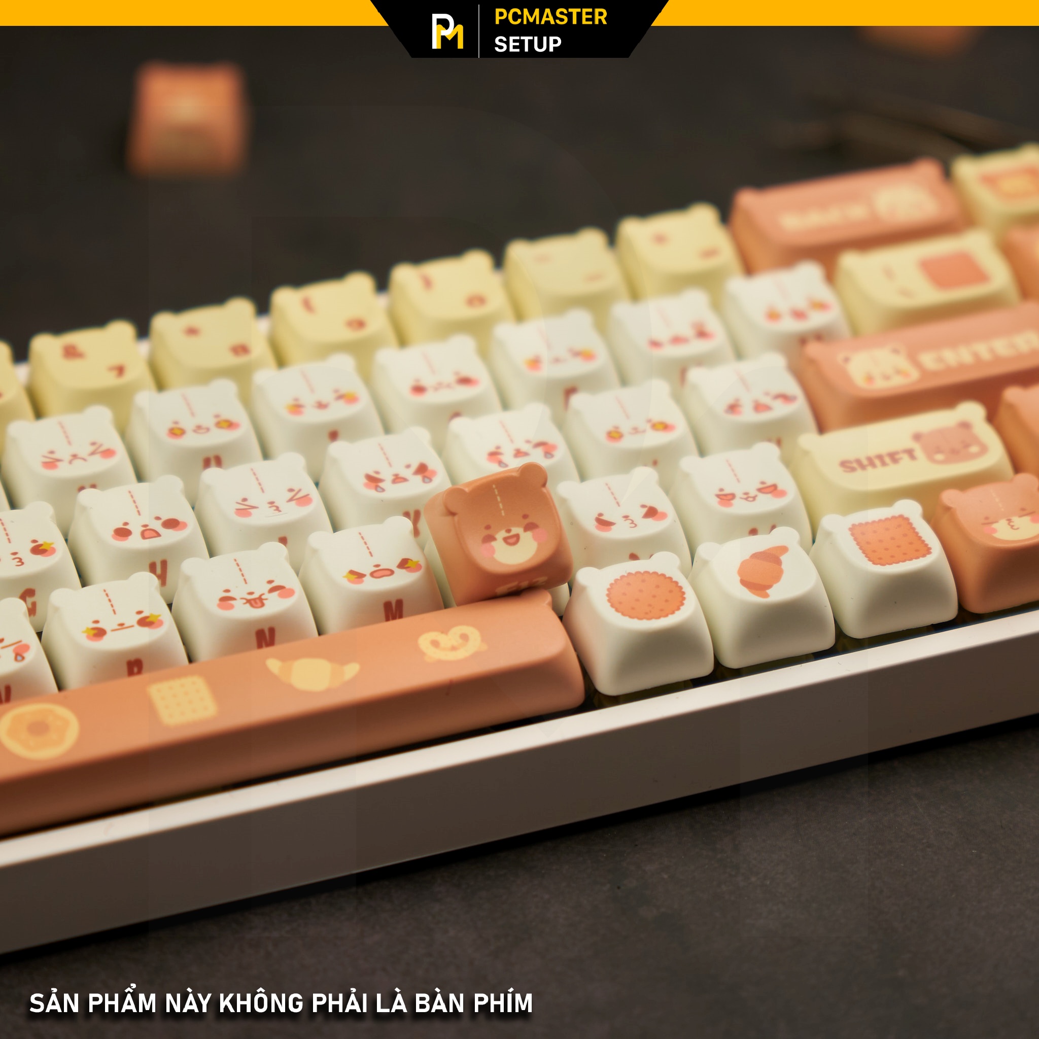 Keycap bánh quy gấu profile EAO