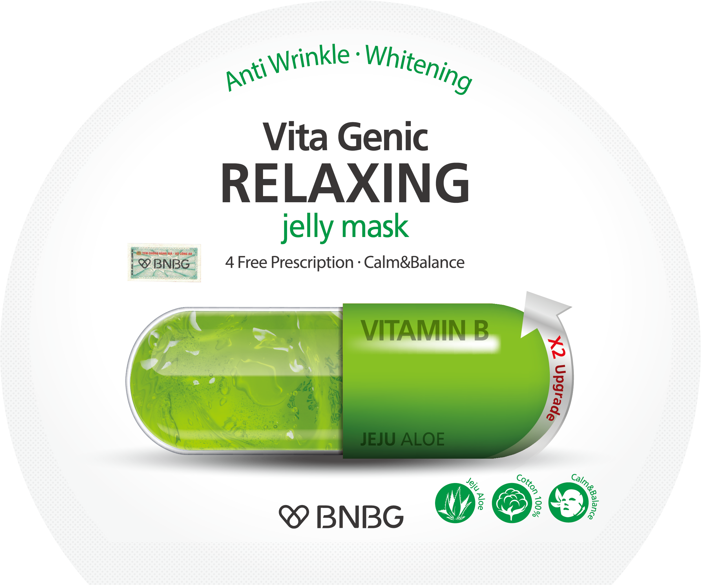 Mặt Nạ Miếng Dưỡng Ẩm, Dưỡng Trắng, Giảm Mụn, Phục Hồi Da Hàn Quốc BNBG