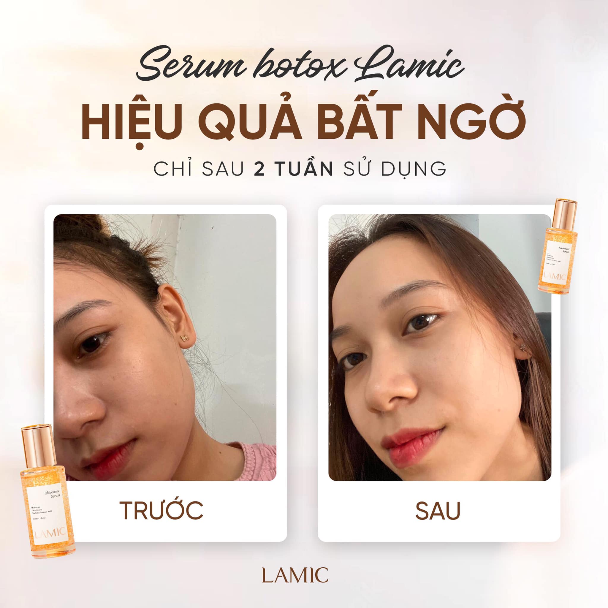 Serum Idebenone LAMIC (35ml) – Phục hồi & hỗ trợ làm chậm lão hoá da - Minie - Chọn đúng. Đẹp bền.