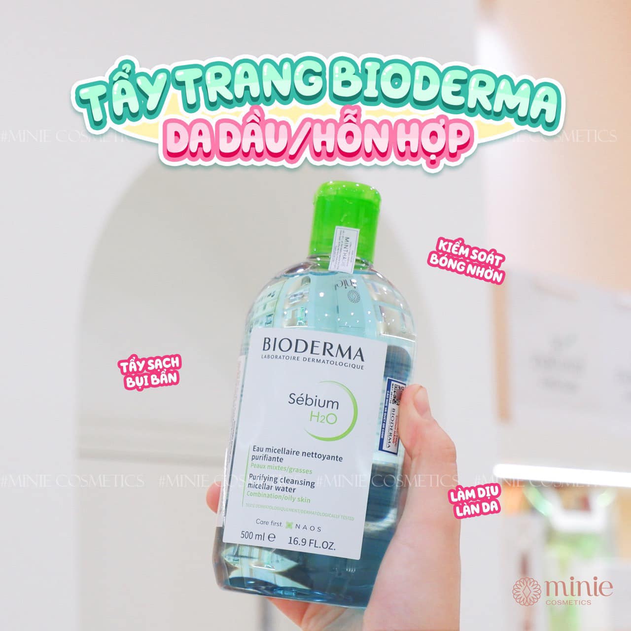 Nước Tẩy Trang Bioderma Dành Cho Da Nhạy Cảm Công Nghệ Micellar Sensibio H2O