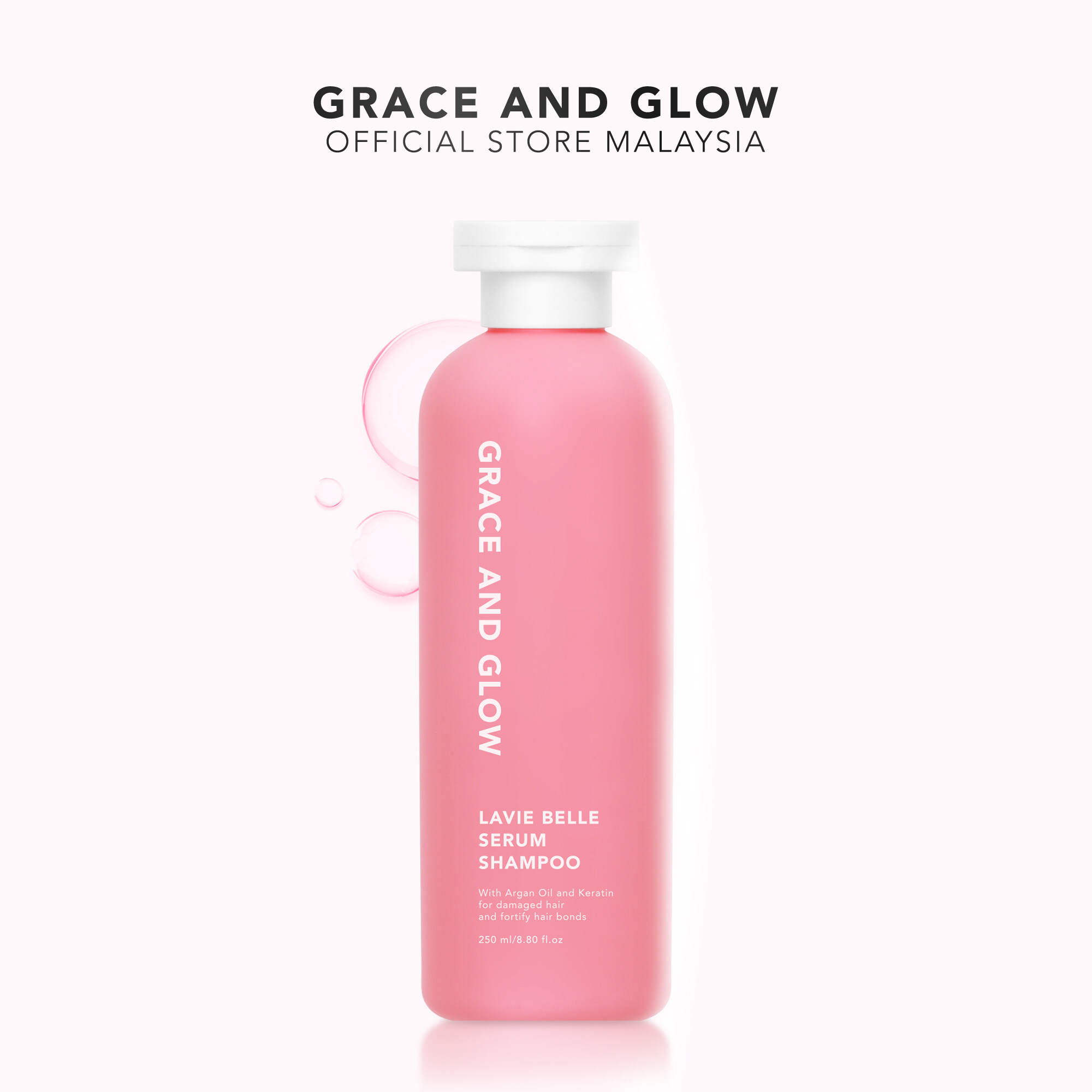 Dầu Gội Tinh Chất Phục Hồi & Nuôi Dưỡng Tóc Grace & Glow Lavie Belle 250ml