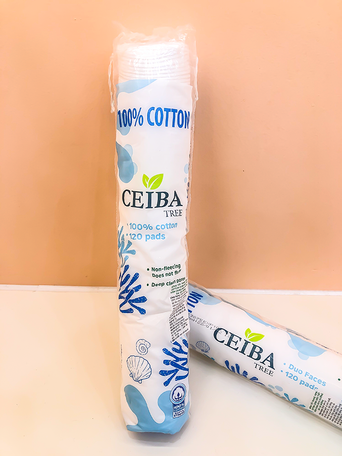 Bông tẩy trang 100% Cotton Ceiba Tree 234 miếng