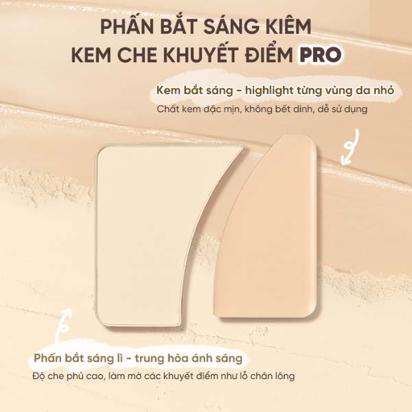 Đặt điểm nổi bật Phấn bắt sáng khiêm che khuyết điểm Judydoll