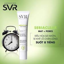 Kem dưỡng kiềm dầu, giảm mụn SVR SEBIACLEAR MAT+PORES 40ml