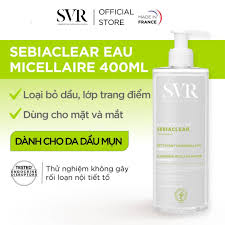 Nước tẩy trang làm sạch sâu cho da dầu mụn SVR Sebiaclear Eau Micellaire 400ml