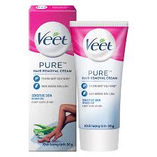 Kem tẩy lông dành cho da thường và da nhạy cảm Veet Pure Hair Removal Cream