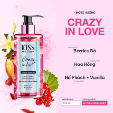 Sữa tắm hương nước hoa KISS MY BODY Perfume Shower Gel 380ml
