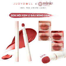 Son kem lì đầu bông dặm JudyDoll Powder Lip Cream