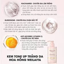 Kem dưỡng trắng da body hoa hồng WEILAIYA Natural Whitening Fragrance 200ml