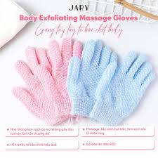 Găng tay tẩy tế bào chết Jary Body Exfoliating Massage Gloves