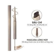 Chì kẻ mày kết hợp mascara lông mày Judydoll Duo Eyebrow Pencil 2in1
