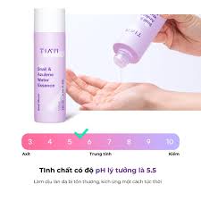 Nước Hoa Hồng Dịch Lọc Ốc Sên Làm Dịu Và Phục Hồi Da TIAM Snail & Azulene Water Essence 180ml