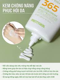 Kem chống nắng rau má PRETTY SKIN The Pure Jeju Cica 365 Mild Sun Cream SPF50+ PA++++ 50ml