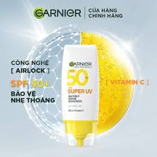Serum Chống Nắng Phổ Rộng Garnier Skin Naturals Super UV Invisible Serum Sunscreen SPF 50+ PA++++ 30ml