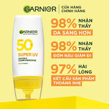 Serum Chống Nắng Phổ Rộng Garnier Skin Naturals Super UV Invisible Serum Sunscreen SPF 50+ PA++++ 30ml