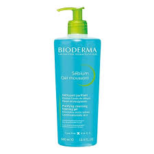 GEL RỬA MẶT BIODERMA - Sébium Gel Moussant Actif 200ML (Xanh Lá)